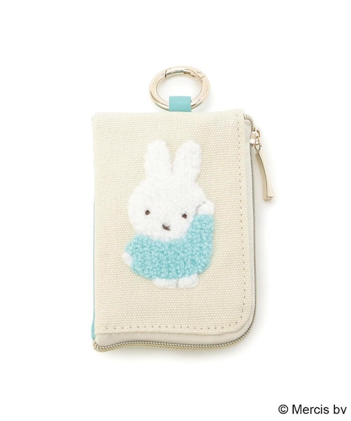 Dick Bruna miffy キーパスポーチ チェックサガラ