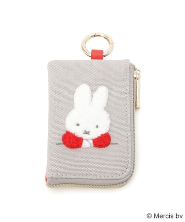 Dick Bruna miffy キーパスポーチ チェックサガラ