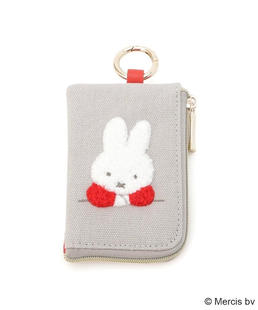 Dick Bruna miffy キーパスポーチ チェックサガラ