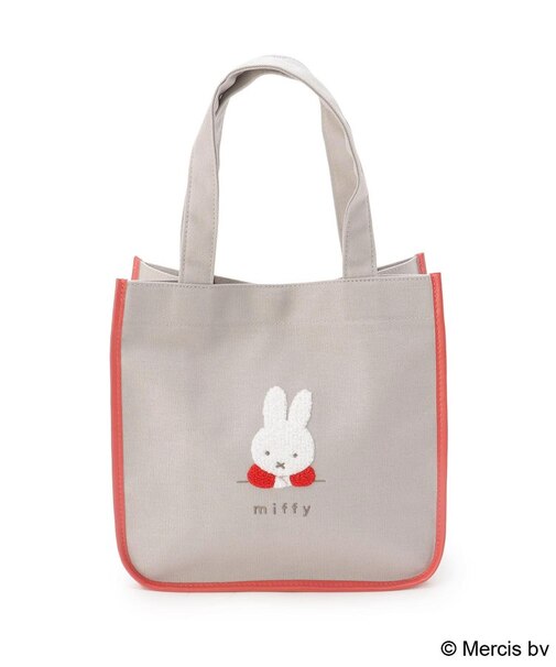 Dick Bruna miffy トートバッグ チェックサガラ