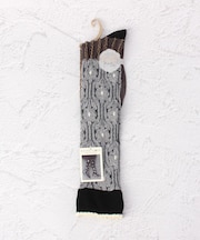 ◆PPHS 逆スパ レトロタイル柄ソックス