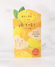 ◆ゆず フルーツメドレー薬用入浴剤 2P