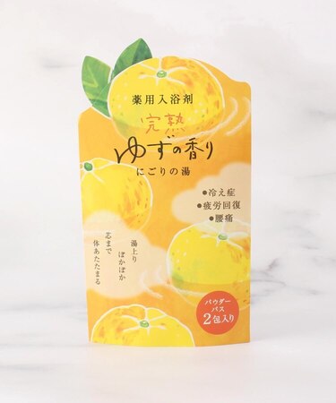 ◆ゆず フルーツメドレー薬用入浴剤 2P