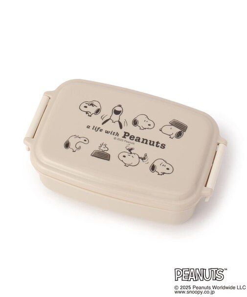 SNOOPY 1段ランチボックス フェイス
