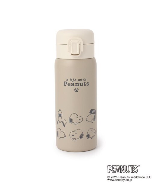 SNOOPY ワンプッシュステンレスボトル 350ml