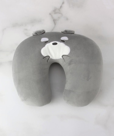 【あったか】まるっこあにまーる ぶるぶるネックピロー