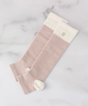 【あったか】ふわふわ 着圧ソックスフラッフィムーン