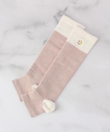 【あったか】ふわふわ 着圧ソックスフラッフィムーン