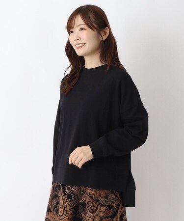 ヘビーウェイト天竺脇スリットワイドプルオーバー