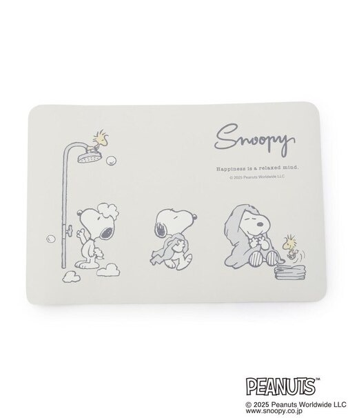 SNOOPY ソフト珪藻土マット