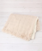 【あったか】バブルボア ブランケット S