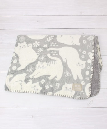 【あったか】にゃふにゃふ ひざ掛け アンミーナ