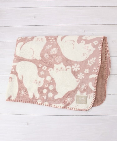 【あったか】にゃふにゃふ ひざ掛け アンミーナ