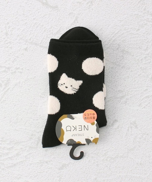◆ドットネコクルーソックス