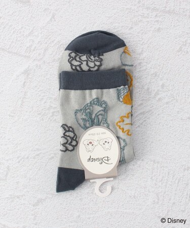 ◆【ワンズテラス限定】ディズニー 『チップ＆デール』 逆スパクォーターソックス