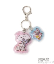 ◆SNOOPY 2連エアーキーホルダー