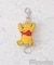 ◆ディズニー 『くまのプーさん』 ラバーリールキーホルダー