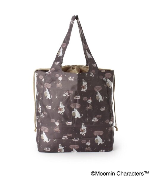 MOOMIN 底板付きエコバッグ ワイド
