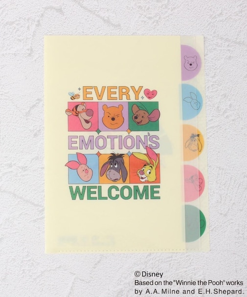 ◆ディズニー 『くまのプーさん』 ダイカットクリアファイル 5P