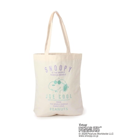 SNOOPY 刺繍トートバッグ
