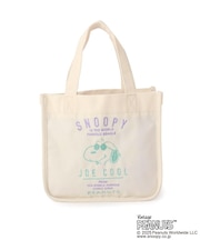 SNOOPY 刺繍ミニトート