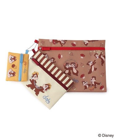 ディズニー 『チップ＆デール』 3連ポーチ