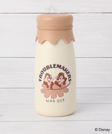 ディズニー 『チップ＆デール』 牛乳瓶風ステンレスボトル 320ml