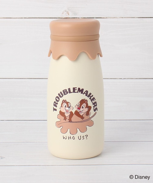 ディズニー 『チップ＆デール』 牛乳瓶風ステンレスボトル 320ml