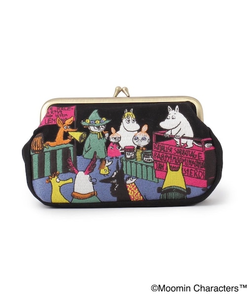 MOOMIN 畳刺繍ペンポーチ がま口