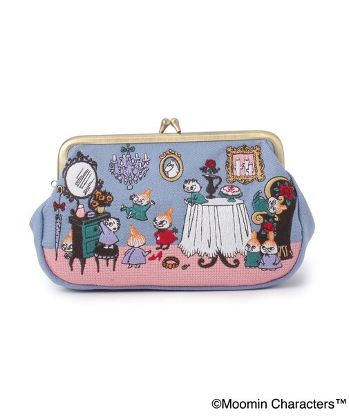 MOOMIN 畳刺繍ペンポーチ がま口