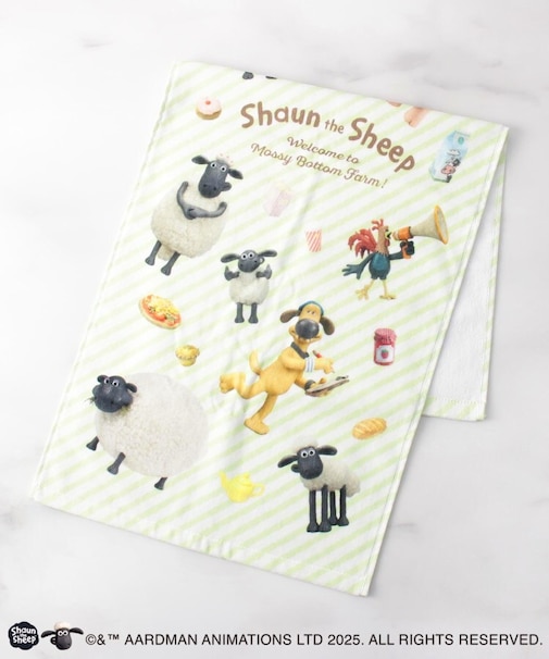 ひつじのショーン フェイスタオル