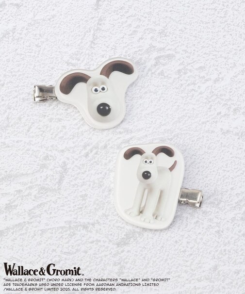 ◆ウォレスとグルミット 前髪クリップ