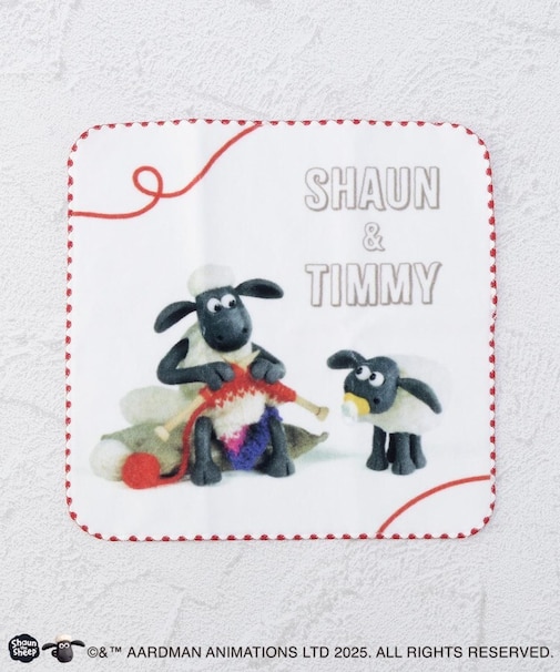 ◆ひつじのショーン プリントハンカチ ニッティング