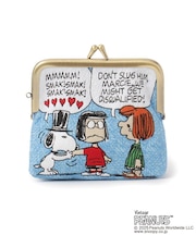 SNOOPY 畳刺繍ペンポーチ ミニがま口