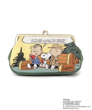 SNOOPY 畳刺繍ペンポーチ がま口