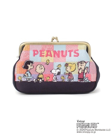 SNOOPY 畳刺繍ペンポーチ がま口