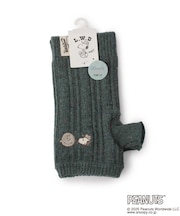 【あったか】SNOOPY アームカバー 刺繍