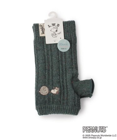 【あったか】SNOOPY アームカバー 刺繍