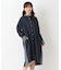 デニム&ヒッコリーサイドポケット付きワンピース