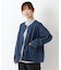ノーカラー デニムジャケット