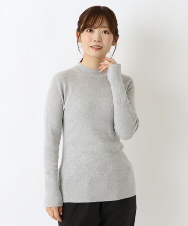 綿フライスニットプルオーバー