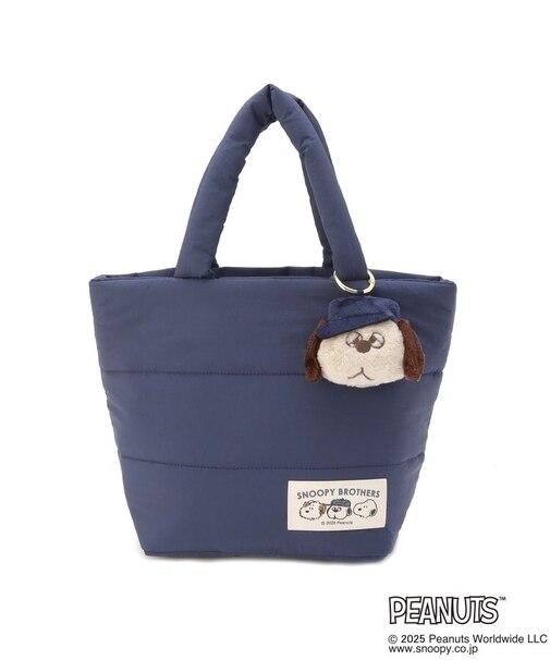 SNOOPY チャーム付きミニトート