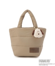 SNOOPY チャーム付きミニトート