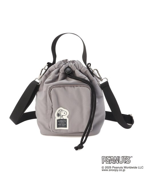 SNOOPY 2WAY巾着ショルダーバッグ