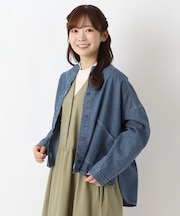 デニムワイドシャツ
