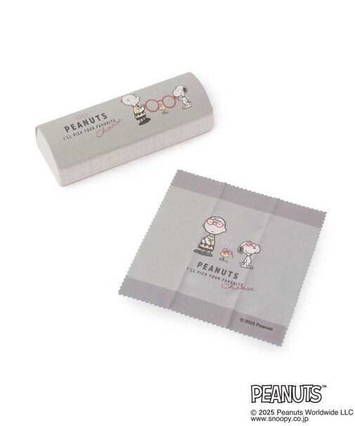 SNOOPY クロス付メガネケース