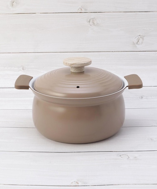 軽い セラミック IH対応深型卓上鍋18cm