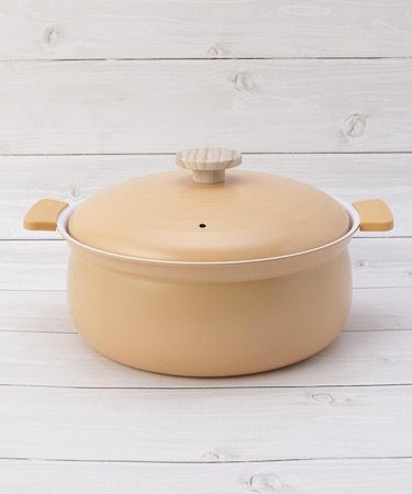 軽い セラミック IH対応深型卓上鍋24cm