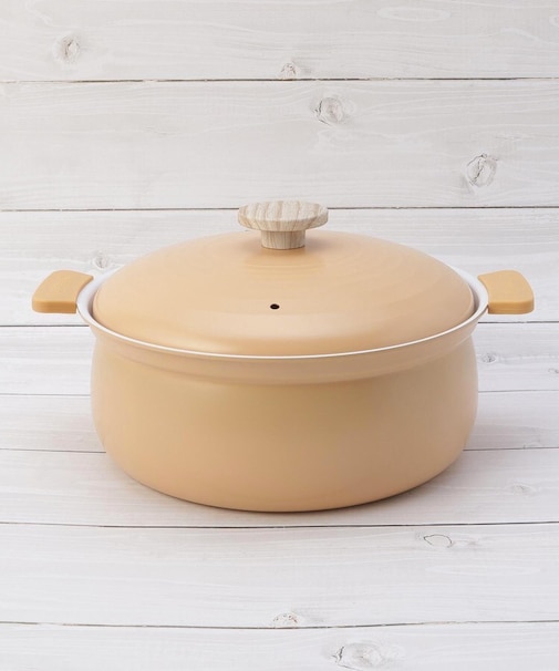 軽い セラミック IH対応深型卓上鍋24cm