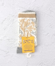 ◆ピコットダマスクフロートクルーソックス